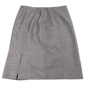 Kasper Pencil Skirt Career Professional Office Wear Gray‎ Petite Skirt Size 6P